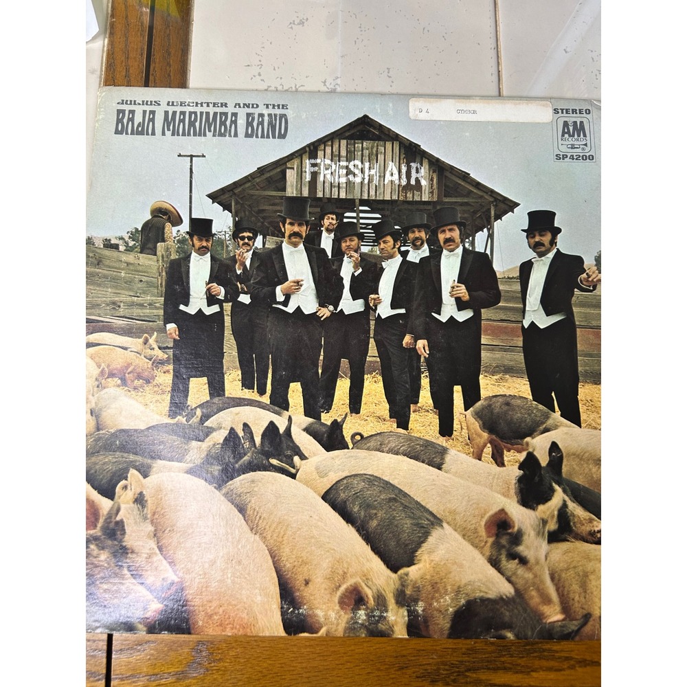 Julius Wechter and The Baja Marimba Band Fresh‎ Air LP Vinyl Record A&M SP 4200